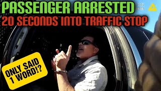 HOW IS THIS MAN A COP? PASSENGER ARRESTED TWICE IN ONE STOP!