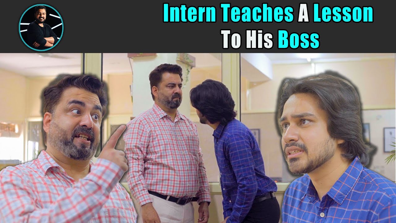 Intern Teaches A Lesson To His Boss | Rohit R Gaba - YouTube