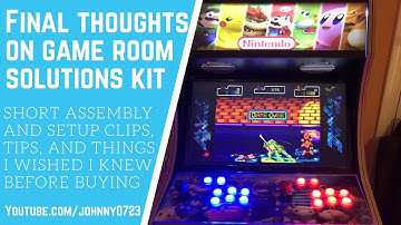 Recap of Game Room Solutions bartop arcade purchase and assembly - Things I wished I knew before!
