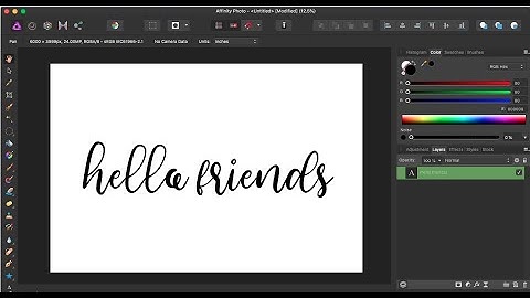 How to add new fonts into affinity photo