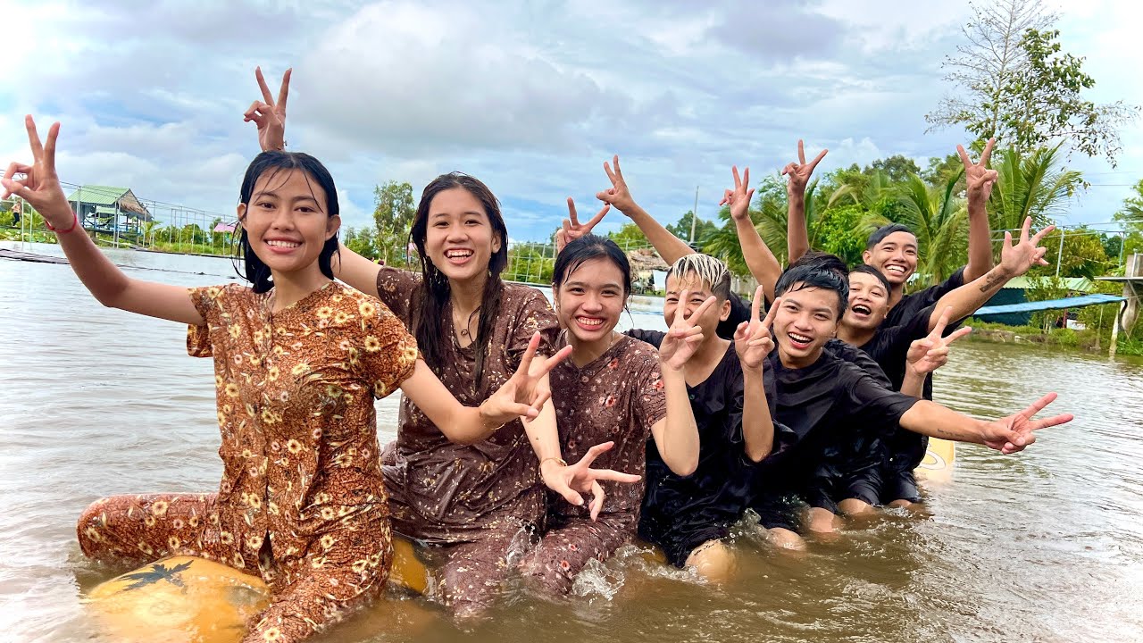 Hoàng Phúc | Thử Thách Review Du Lịch Đồng Sen Tháp Mười - Quậy Đục Nước 