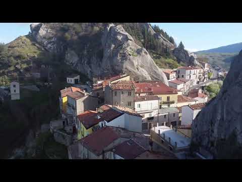 Pietrapertosa - ancient heart of the Dolomite Lucane 4K ITALY BASILICATA DRONE