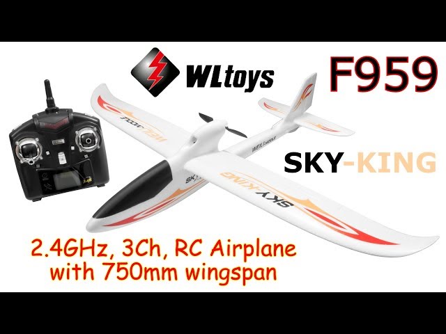 Drone WLtoys Goolsky F959 SKY-King 2,4 G 3CH Radio Control RC avion avion  RTF vert/rouge