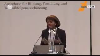 Extrait De Lallocution De La Professeure Francine Ntoumi Au Bundestag