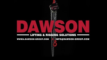 DAWSON DSVC-A MANUAL CHAIN BLOCK, HAND OPERATED CHAIN HOIST WITH LIFTING CHAIN, LIFTING TOOLS