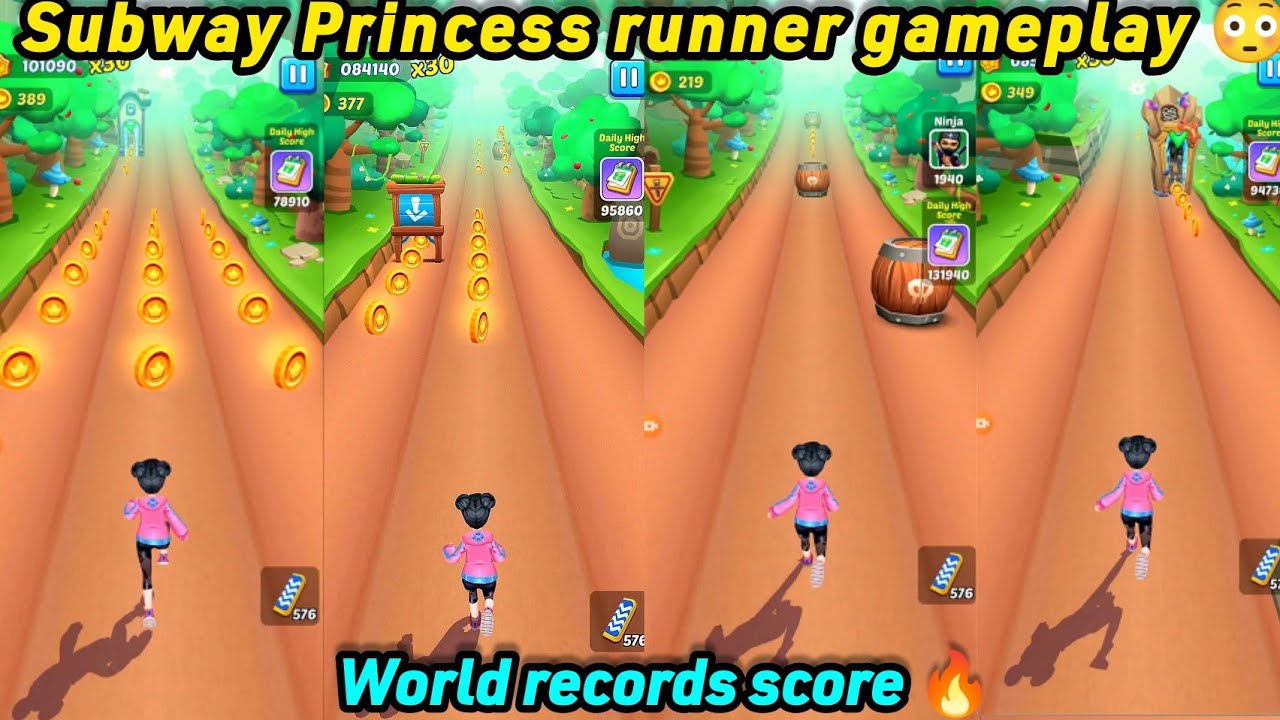 SUBWAY PRINCESS RUNNER GAMEPLAY NEW VIDEO #504 - YouTube