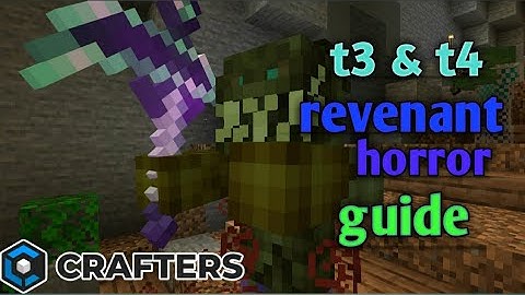 How to kill t4 revenant horror solo in craftersmc // revnant horror guide #craftersmc #NotKabeerKhan