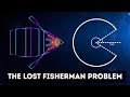 The Lost Fisherman Problem | What is the most efficient way back to shore?