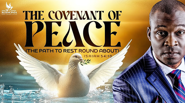THE COVENANT OF PEACE (THE PATH TO REST ROUND ABOUT) WITH APOSTLE JOSHUA SELMAN 15||06||2025