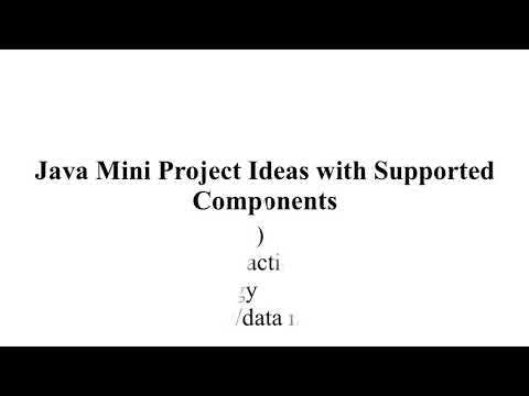 JAVA MINI PROJECT