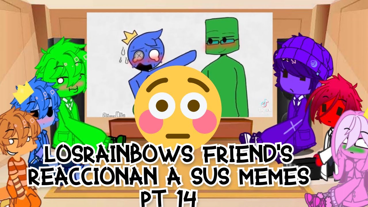 LOS RAINBOWS FRIENDS REACCIONAN A SUS MEMES PT 14