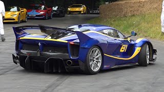 $4.0m Ferrari FXX K EVO In Action! LOUD Accelerations \& Downshifts!