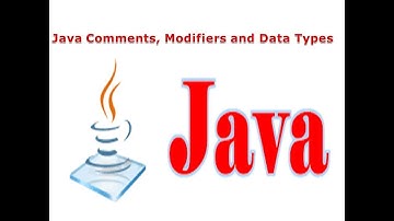 Selenium Class 8 - Java Comments, Modifiers, and Data Types