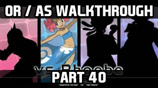 Pokemon Omega Ruby / Alpha Sapphire Gameplay Walkthrough - Part 40 Elite Four Phoebe