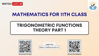 Mathematics Class 11th | Trigonometric Functions Theory Part 1