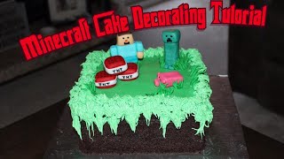 Minecraft Cake Decorating Tutorial