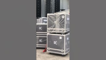 Loading full set lien array system to Africa-CVR PRO AUDIO