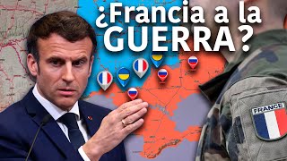 ¿Guerra entre Francia y Rusia?: Macron protegería fronteras de Ucrania