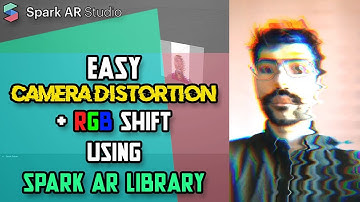 How to  make glitch effect in spark ar studio | distorting the camera
