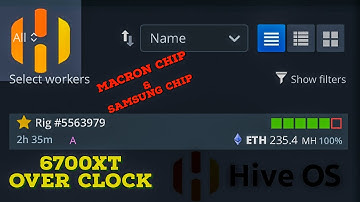 6700Xt Overclocking with Hiveos