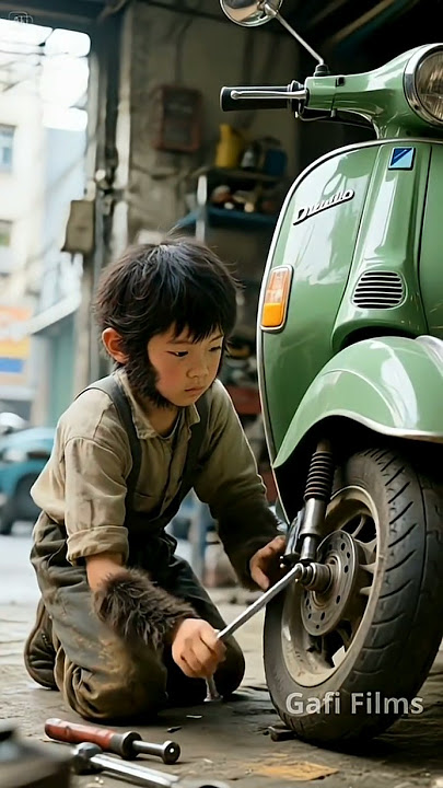 How this boy struggled to get his dream Vespa #shortvideo #trendingshorts