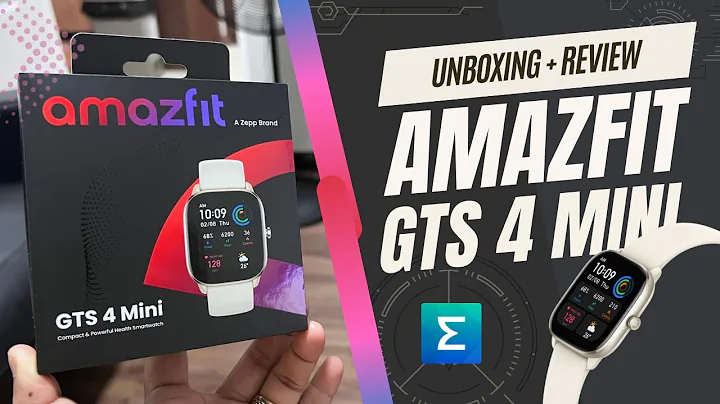 [Unboxing + Review] Amazfit GTS 4 Mini Smartwatch (Apple Watch SE alternative 👍)