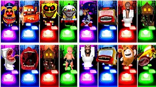 BUS EATER ALL VIDEO MEGAMIX🆚 EXTRA SLIDE 🆚 SKIBIDI TOILET🆚 HOUSE HEAD🆚 ODDBODS | Tiles Hop EDM Rush