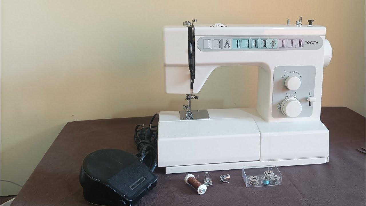 Machine à coudre toyota EC1FZ YouTube