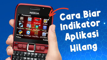 Nokia Symbian e63 | Cara Menghilangkan Indikator Aplikasi Berjalan | how to get rid of running app