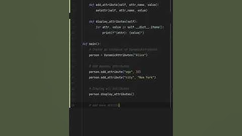 What’s the trick to #dynamic class attributes in Python? Unlock #dynamic Class Attributes in Python