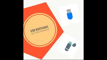 USB booteable SIN PROGRAMAS✔️