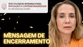 Mensagem De Encerramento - Profa. Dra. Suzana Nunes Ufs
