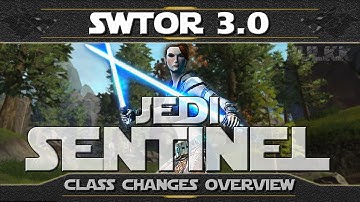 SWTOR Shadow of Revan ► Jedi SENTINEL Changes and Disciplines Overview (New Animations)