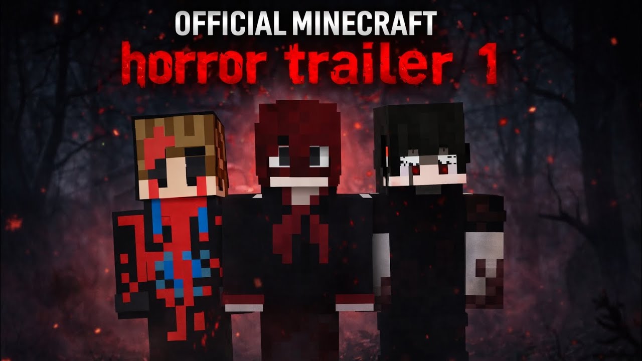 Minecraft new OFFICIAL HORROR TAILER 1 - YouTube
