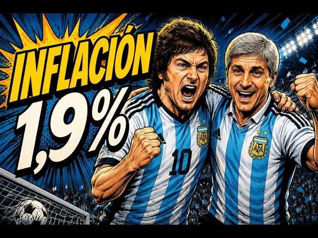 Golazo de Milei: la inflación bajó al 1,9% mensual en junio.