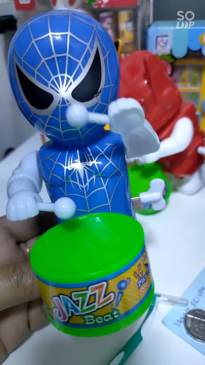 TRENDING SPIDERMAN PLAY THE DRUM AMAZING #satisfying #short #asmr #viral #shorts #short