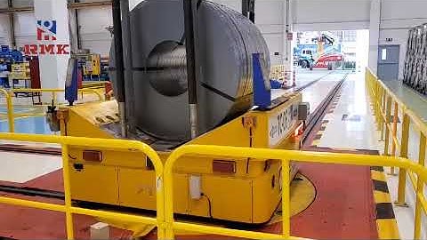 Coil rail transfer trolley