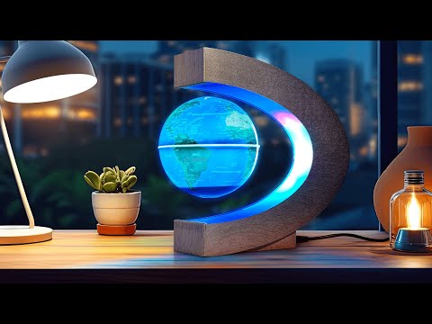 Gravity Globe: Mesmerizing Magnetic Levitation and Color Changing