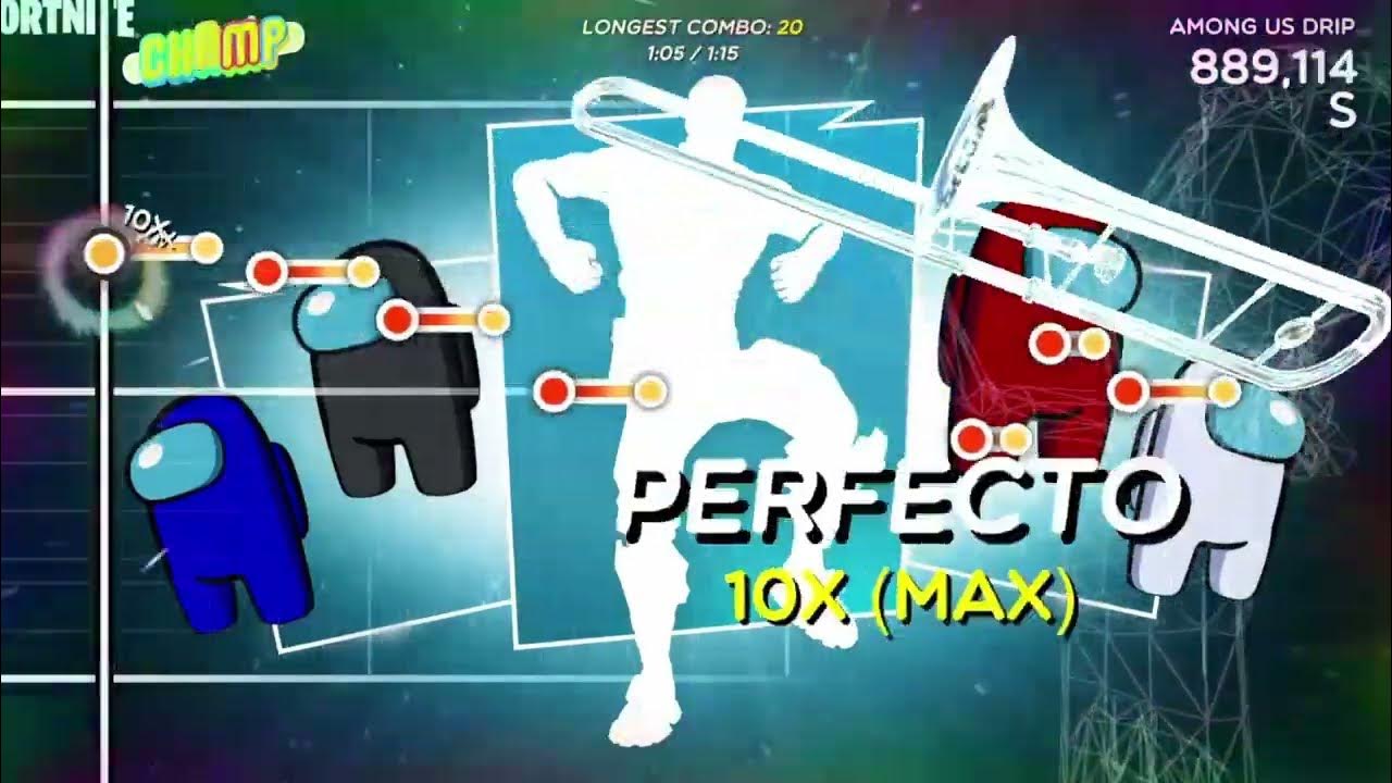 Among us DRIP S rank Trombone champ custom song YouTube