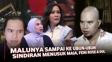 Ahmad Dhani dibuat Malu sampai ke ubun ubun oleh Sindiran menusuk Maia, Netizen auto salfok pada Dul