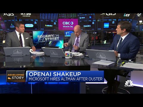'Squawk on the Street' crew react to the shake-up at OpenAI