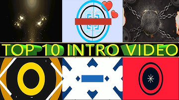 Top 10 intro templates 2023 no text 3d & 2d free download
