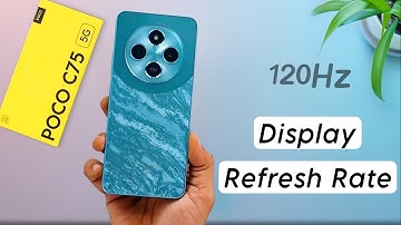 Poco C75 Display Refresh Rate Settings ⚡ Poco C75 me Refresh Rate Kaise Set Kare