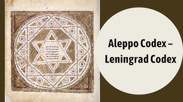 Aleppo Codex – Leningrad Codex