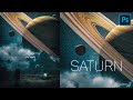 Saturn photo manipulation in Photoshop