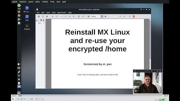 How to reinstall MX Linux and re-use your encrypted home partition
