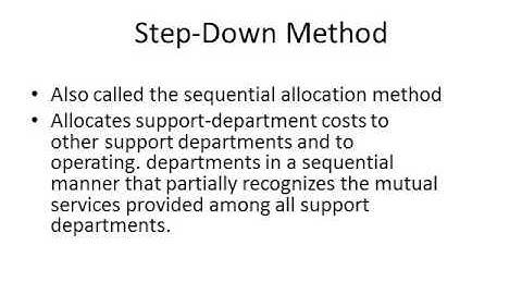 ACCT 600 COST ACCOUNTING CHAPTER 15 WITH LECTURE REV