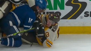 Max Domi Goes After Brad Marchand