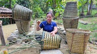 How To Weave Bamboo Baskets By Hand  Dog Care  Live Whit Nature  Lý Thị Ca