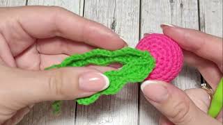 🥳Очень Легкая Игрушка Вязаная Крючком🤩Crochet Vegetables😍Gemüse Häkeln